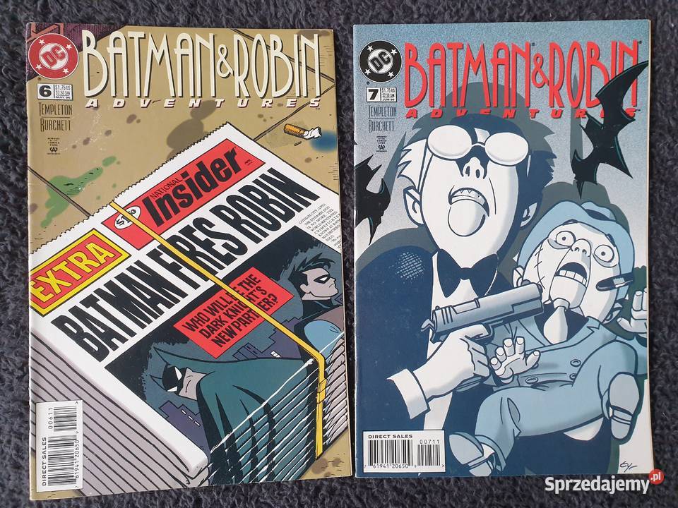 Batman Robin Adventures zestaw 6 komiksów Superbohaterowie Komiksy sprzedam