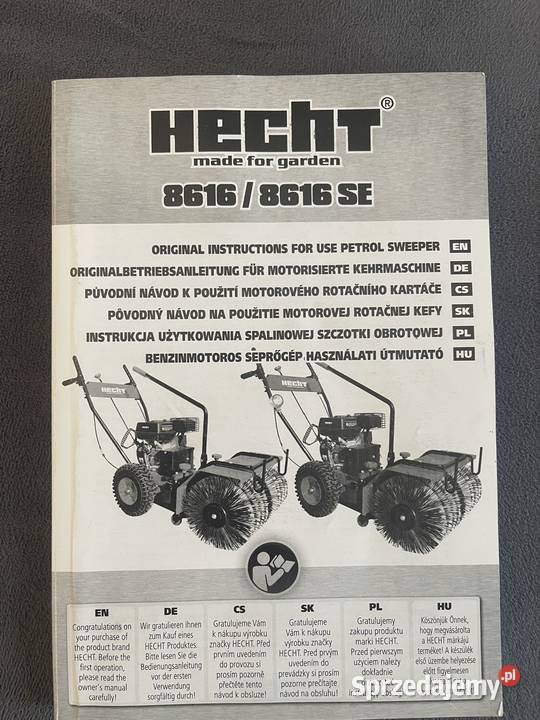 Zamiatarkoodśnieżarka HECHT 8616 Zamiatarki Szczytno sprzedam