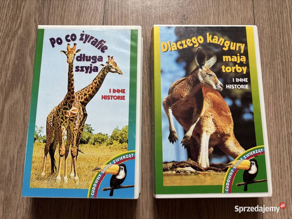 Świat zwierząt VHS stare kasety video lata 90 Warszawa