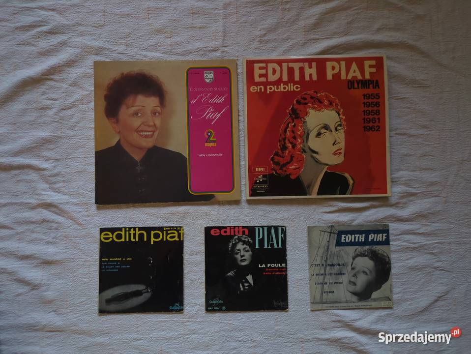 Kolekcja winyli dith Piaf płyta winylowa podkarpackie Jasło