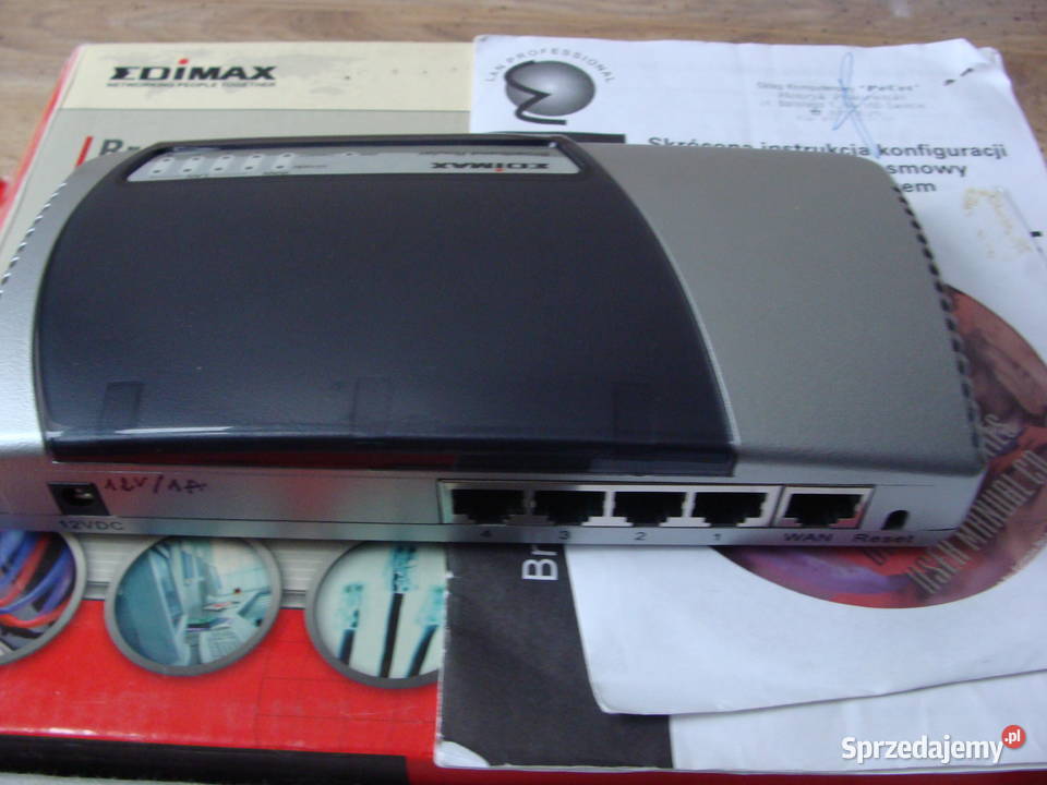 Router EDIMAX BR6104K 1WAN 4LAN Internet i komunikacja sprzedam