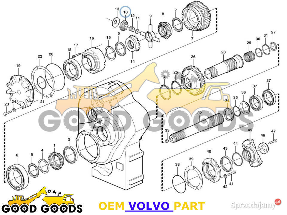 VOLVO ZESTAW KÓŁ SATELITARNYCH 11708587 OEM Władysławów