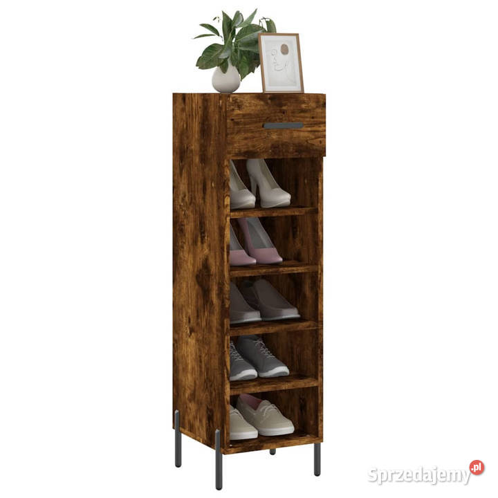 Szafka na buty przydymiony dąb 30x35x105 Warszawa