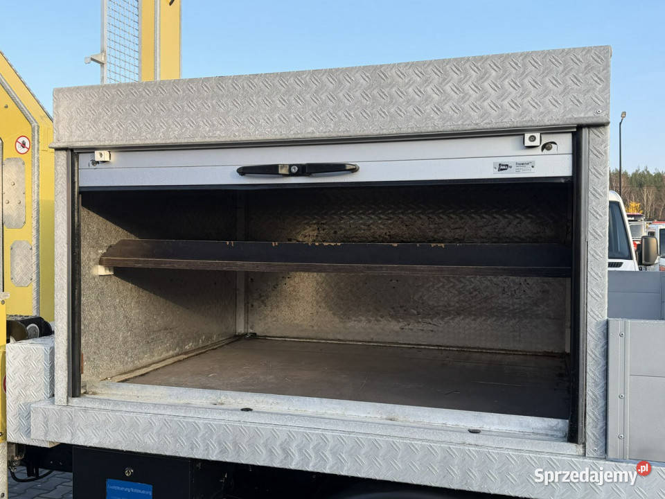 MAN TGL 8210 Zwyżka WUMAG WT 230 23m w bok 18m Widełki