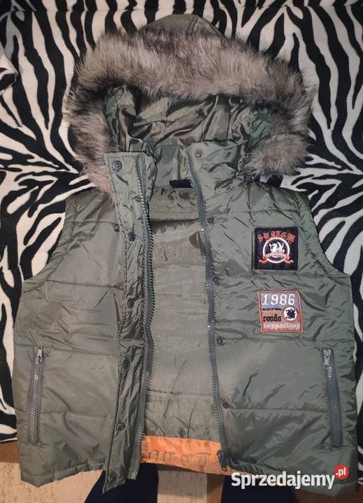 Super kamizelka damska ocieplana z kapturem Kaptur opolskie Paczków