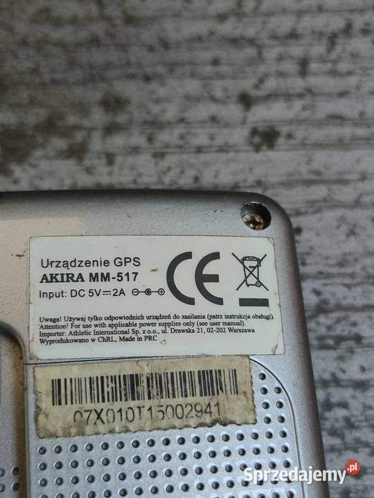 Nawigacja GPS Akira MM517 MapaMap zasilacz dotyk Bielsko-Biała