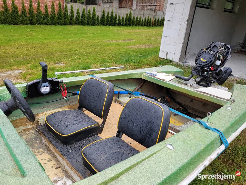 Motorowka z silnikiem TOHATSU I przyczepka Sport i Wypoczynek podkarpackie Harasiuki