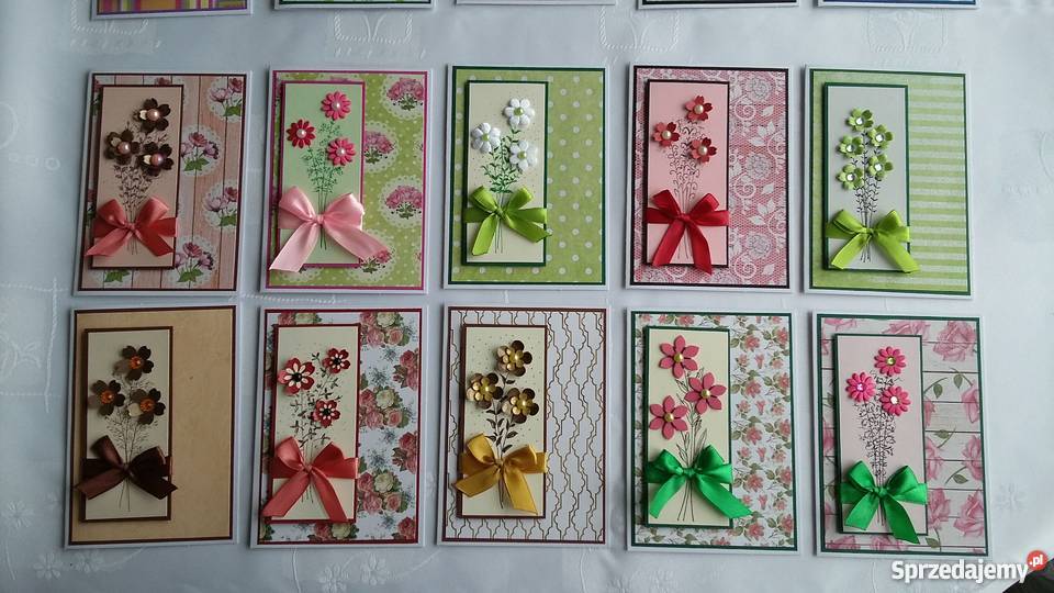 Nowa kolekcja Kartki na wszelkie okazje Rękodzieło Zbójno
