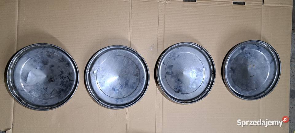 Kołpaki metalowe chrom kemping klasyk oldtimer Luzino sprzedam
