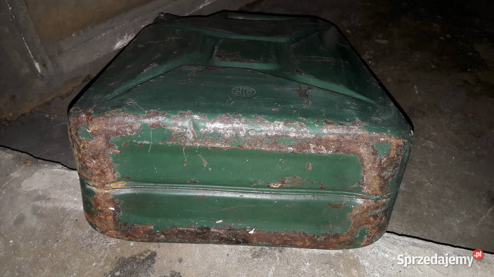Kanister metalowy blaszany 20l Głuchołazy sprzedam