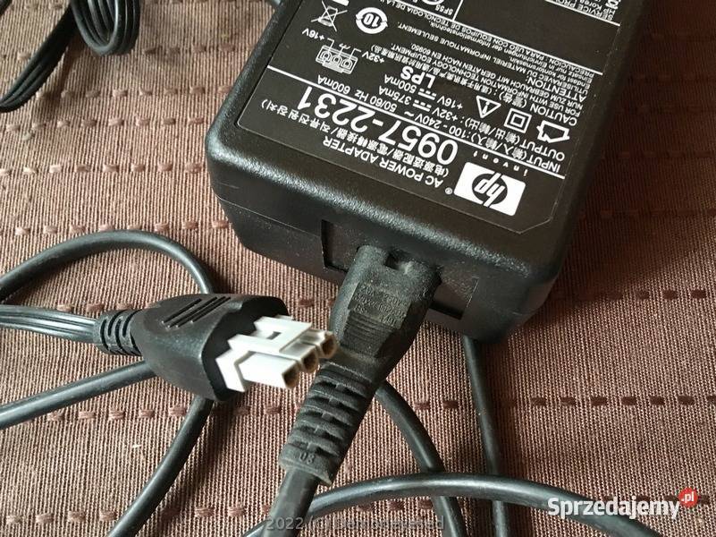 Oryginalny zasilacz HP 09572231 600mA z kablem Kraków sprzedam