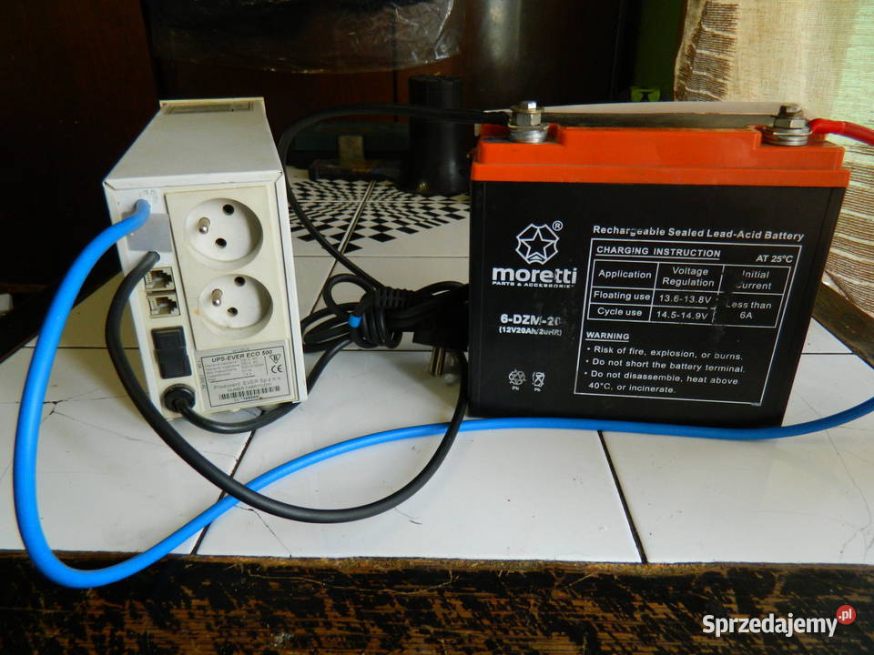 sprzedam zasilacz awaryjny UPS 300W do Kotły i Piece CO Biała