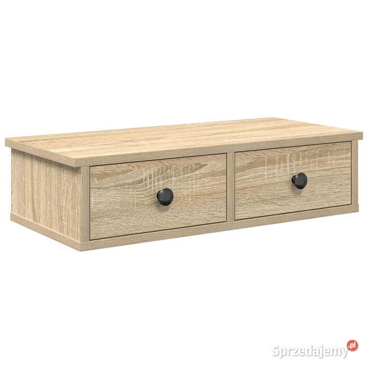 Półka ścienna z szufladami dąb sonoma 60x25x15 mazowieckie Warszawa