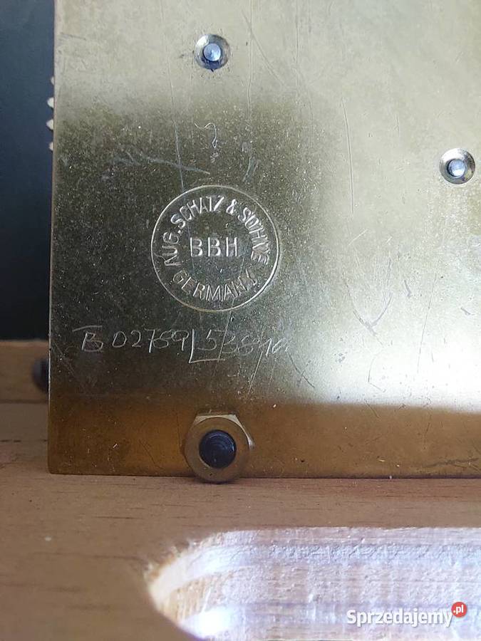 182 Stary zegar ścienny Schatz ludowy styl Tczew