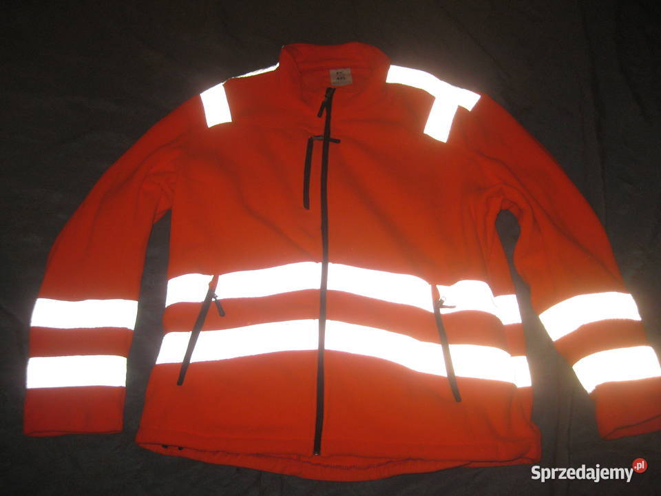 Ciepły polar widoczny odblask ORANGE KUBLER Żary