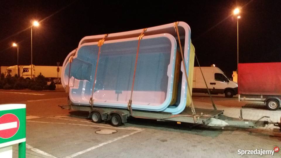 Basen ogrodowy poliestrowy 52x25x11 z osprzętem Warszawa
