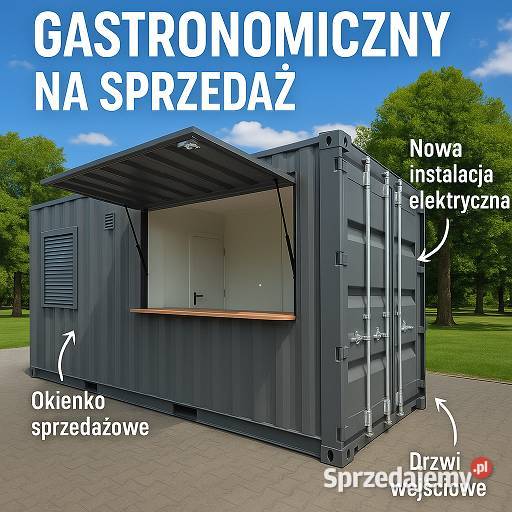 kontener morski 20 HC modyfikacja biuromagazyn Poznań