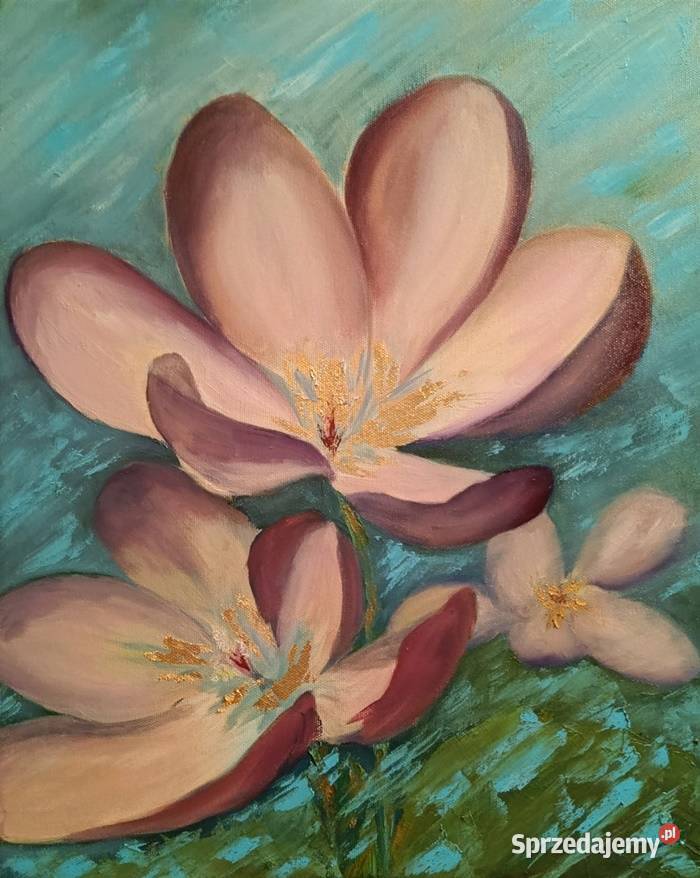Obraz olejny Egzotyczny kwiat Lublin