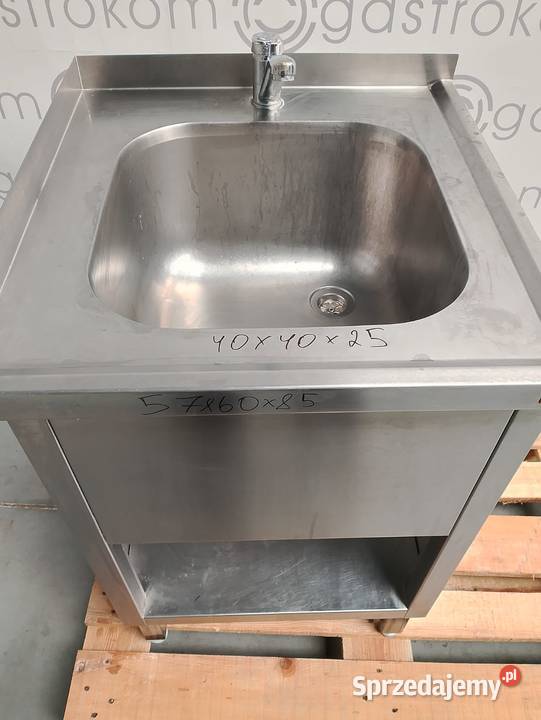 Stół ze zlewem i półką 57x60 rant TL Wrocław sprzedam