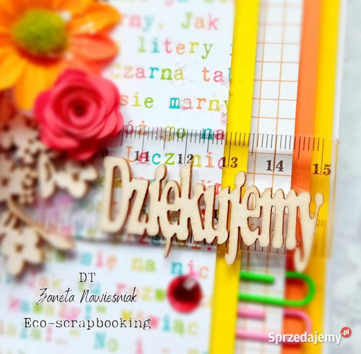 Dzień Nauczyciela kartka podziękowanie Mszana Dolna