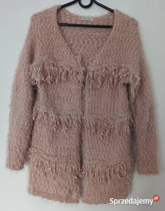 Sweter kardigan z frędzlami rozmiar ML Rozmiar 38(M) lubelskie Radzyń Podlaski