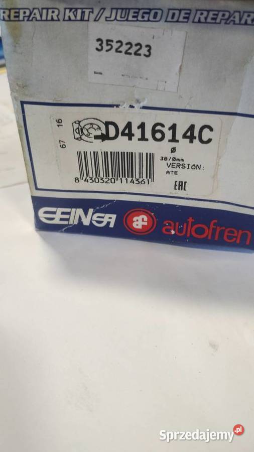 Autofren D41614C estaw naprawczy zacisku