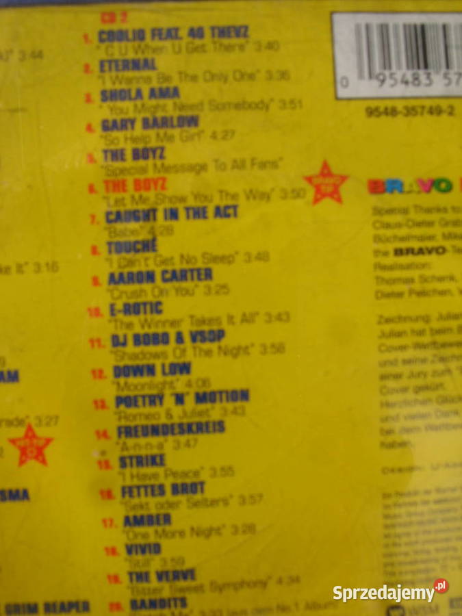 Plyta CD BRAWO HITS 182 CD 1997 dolnośląskie Wołów