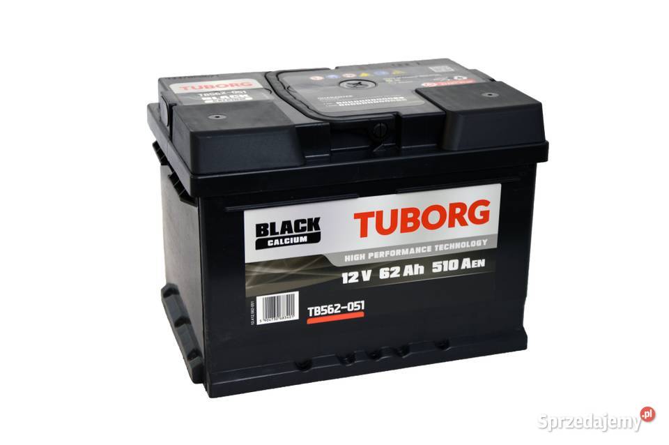 Akumulator Tuborg Black 12V 62Ah 510A wielkopolskie Luboń sprzedam