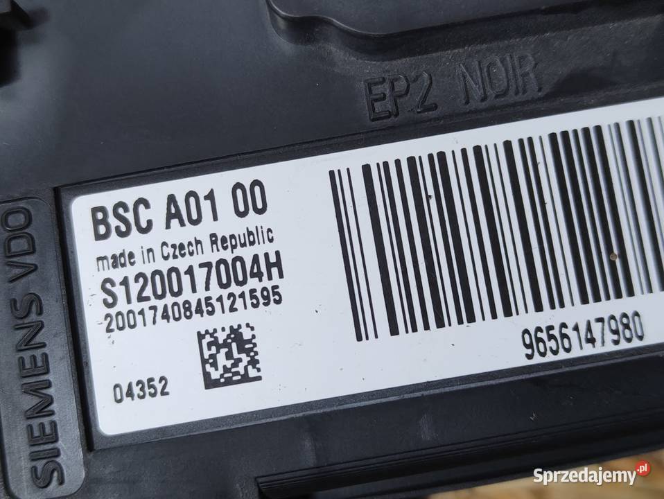 Moduł Komfortu Citroen C5 I Lift 2008 9656147980 wielkopolskie Pleszew