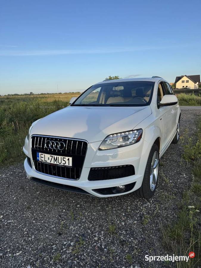 Audi Q7 30 TFSI 333 2015 r Wersja PRESTIGE SLine Piotrków Trybunalski
