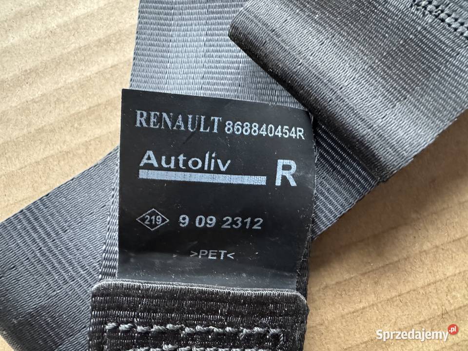 CLIO IV AIRBAG PAS BEZPIECZEŃSTWA PASY 5 DRZWI Kłodzko