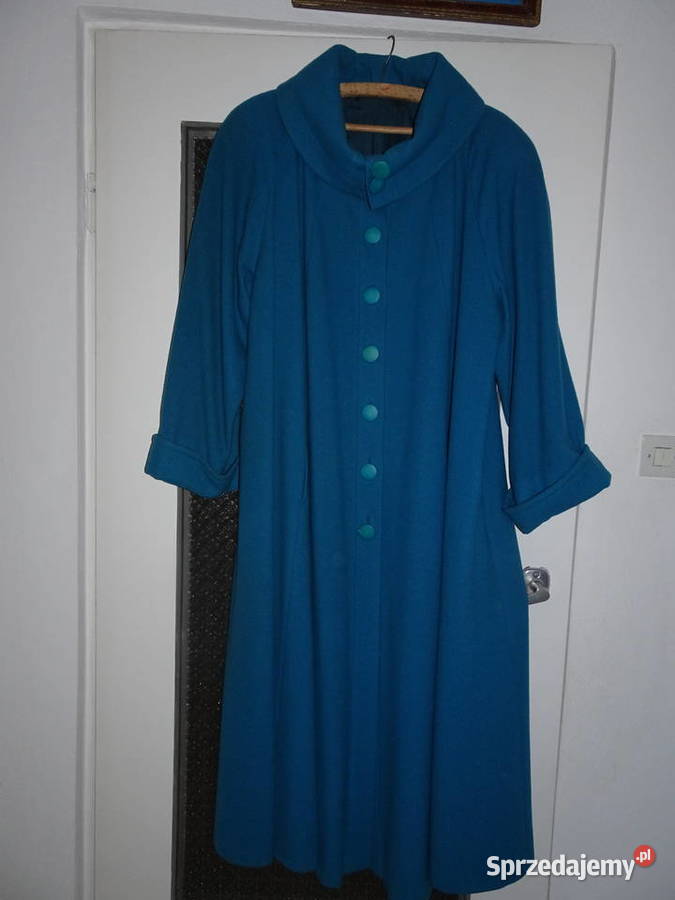 damski długi płaszcz trapezowy Warszawa