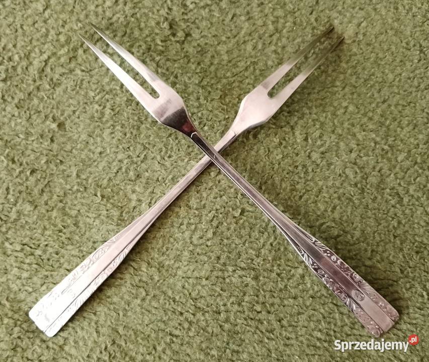 Platerowane widelce serwingowe Hefra wzór Katowice