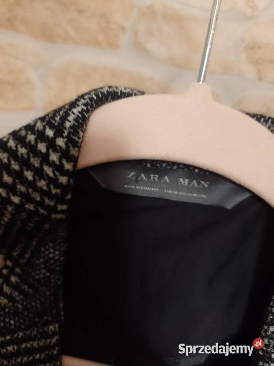 ZARA Marynarka biznesowa w kratę z Madrytu Kraków