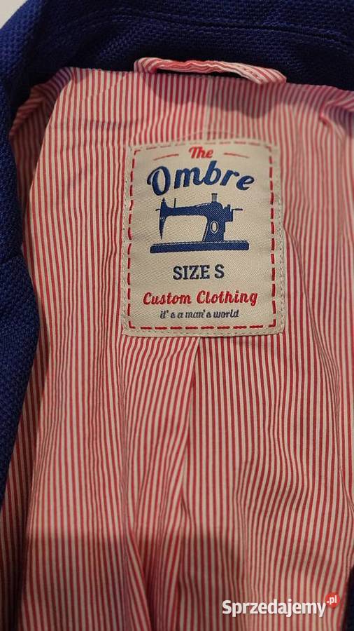 Męska marynarka granatowa Ombre r S pomorskie Gdańsk