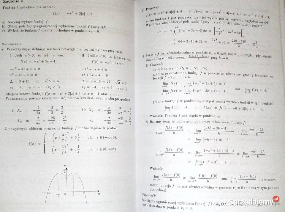 Matematyka Zbiór zadań i zagad maturalnych W Pozostałe Chełm