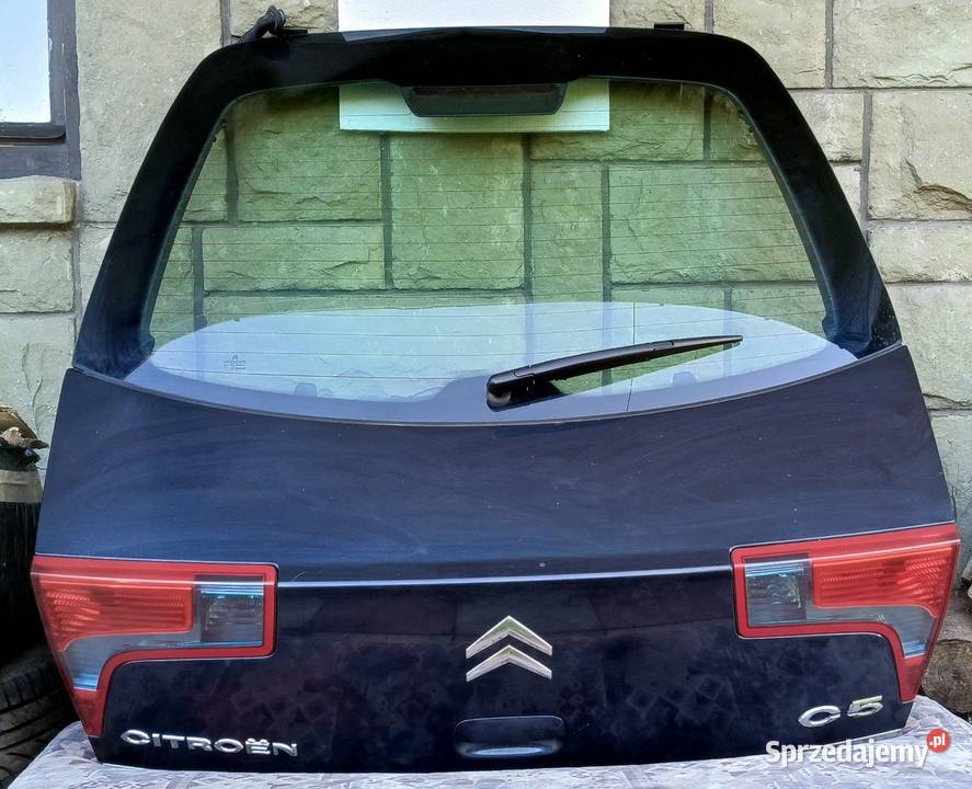 Klapa tylna kompletna z półką Citroen C5 Lift Skoczów sprzedam