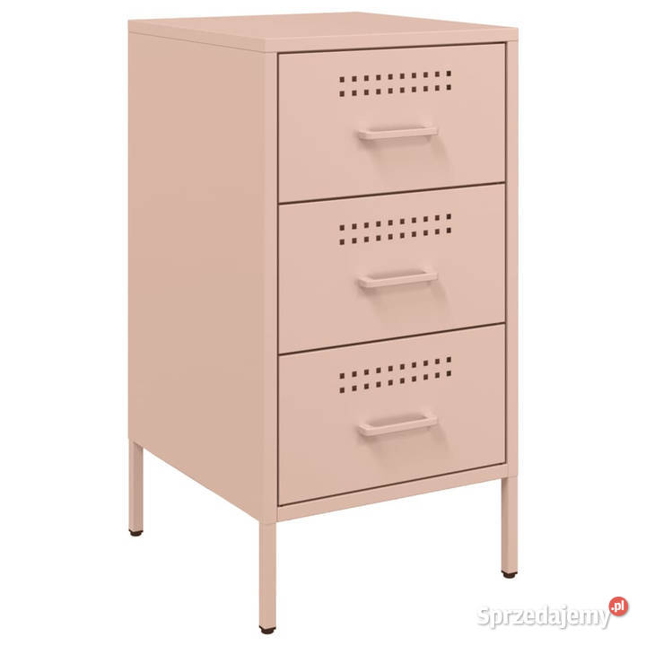 Szafka nocna różowa 36x39x68 stal WM843080 Warszawa
