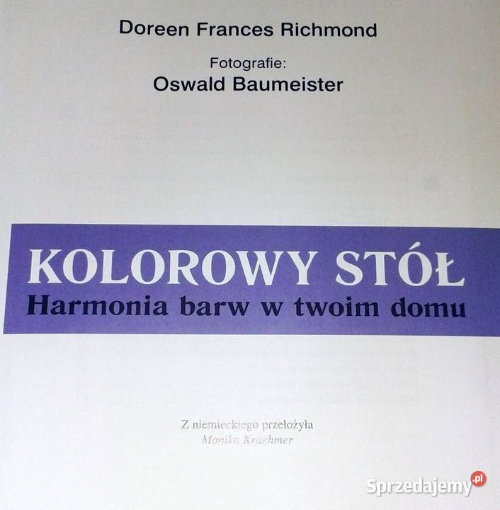 Kolorowy stół Richmond Doreen Frances lubelskie Chełm