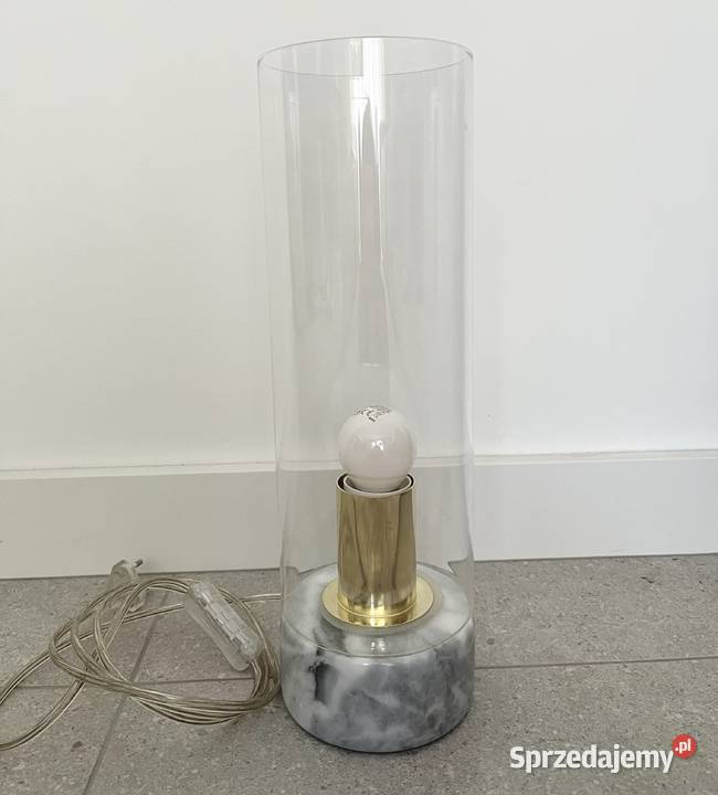 Westwing lampa stołowa marmurowa tuba nocna Warszawa sprzedam