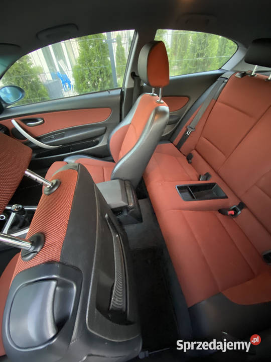 BMW 116i 2007 czarne komplet opon zimowych Radziszów sprzedam