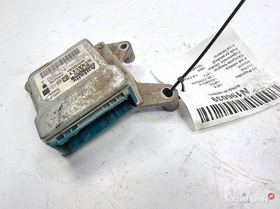 SENSOR AIRBAG OPEL VIVARO II 605488300 osobowe Lipno