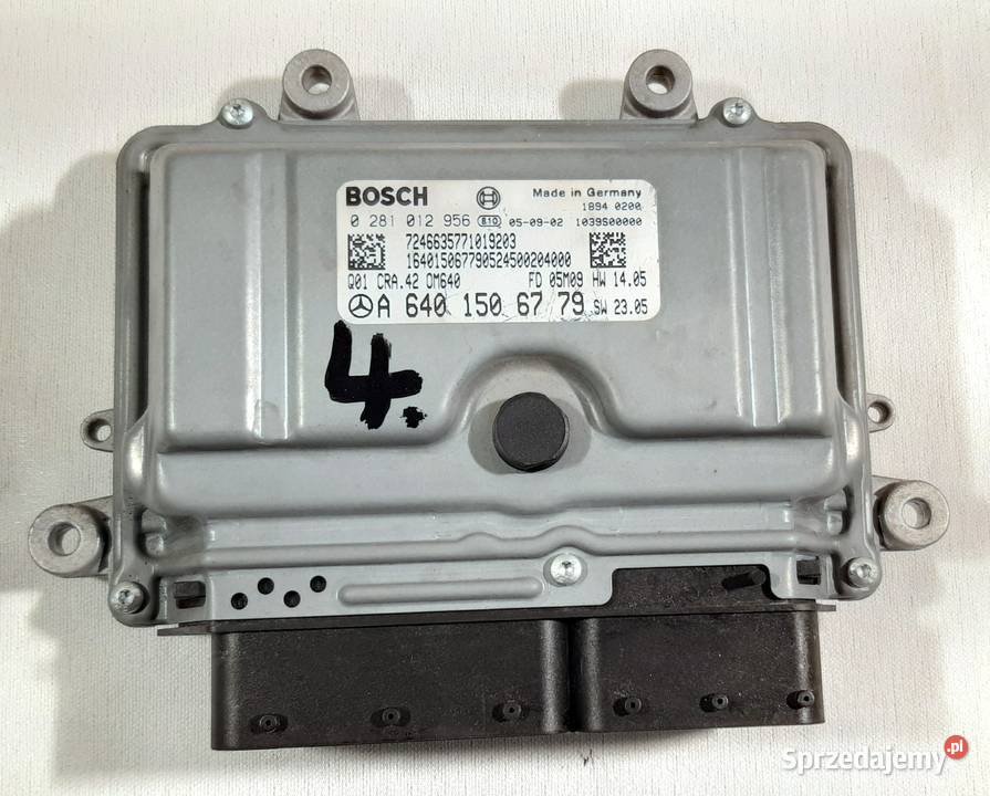 KOMPUTER STEROWNIK SILNIKA MERCEDES W169 20CDI Mielęcin
