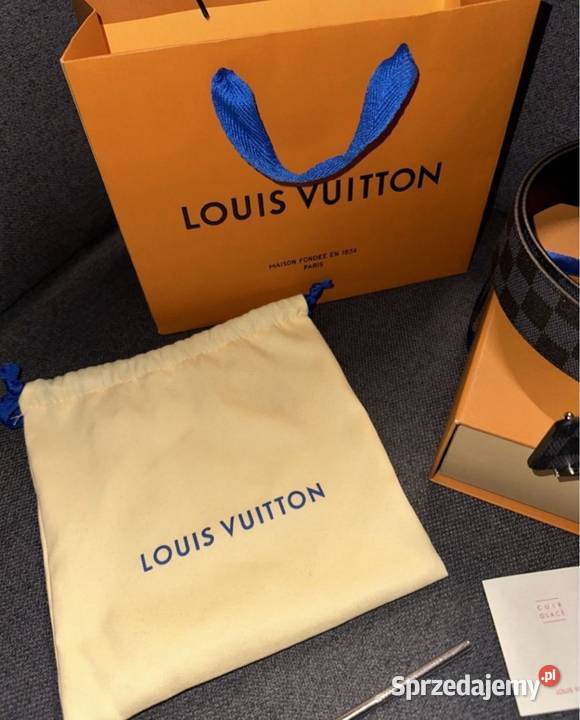 pasek louis vuitton damier graphite Długość 95 Warszawa