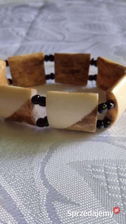 OKAZAŁE BRANSOLETY Z NATURALNEGO ROGU Ozdoby Piła