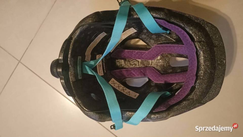 Kask Scott Spunto kid 4652 fiolet lampka baterie Rybarzowice