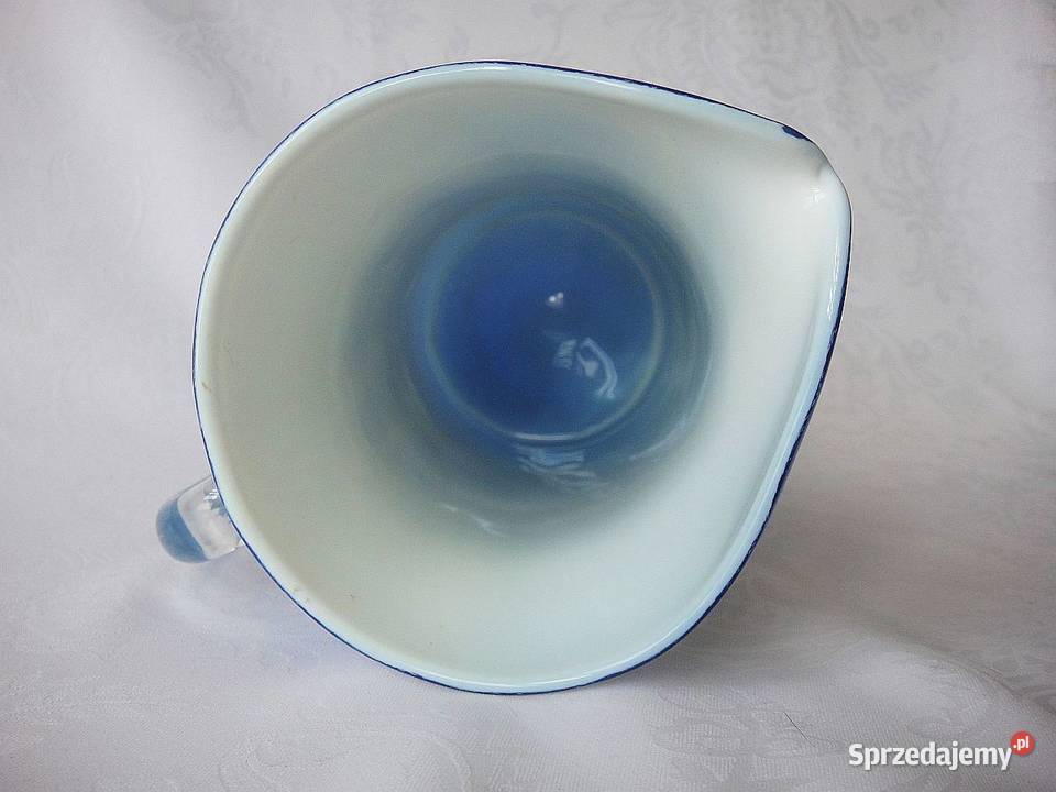 Piękny stary szklany dzban z lat 70tych unikat świętokrzyskie Kielce