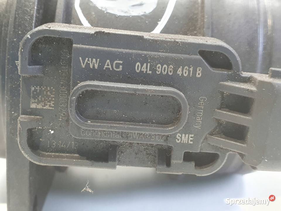 VW Passat B7 16 TDI PRZEPŁYWOMIERZ POWIETRZA osobowe Janów