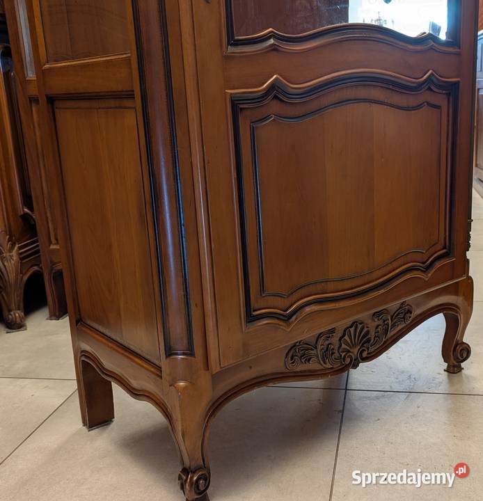 Piękna witrynaserwantka ludwikowska orzechsklep śląskie Dąbrowa Górnicza