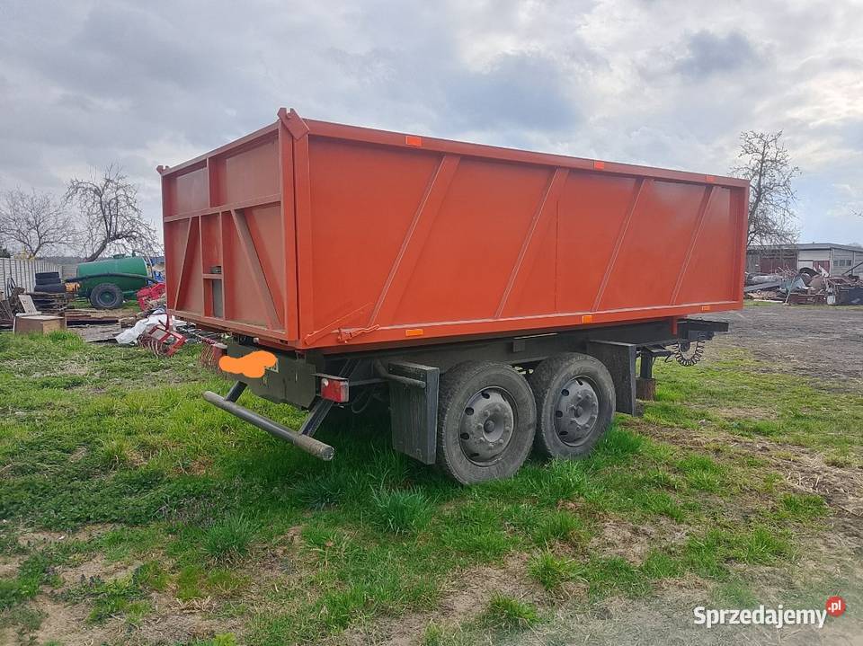 Przyczepa tandem wywrotka nieuszkodzony Wieluń